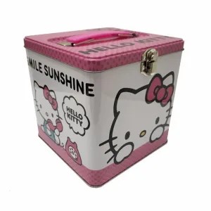 Hello Kitty Stacking Cube Carry All Tin with Handle