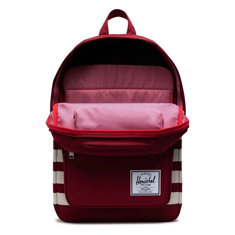 Herschel Unisex Rhubarb/Birch Stripe Pop Quiz One Size Backpack - 10076-04914-OS