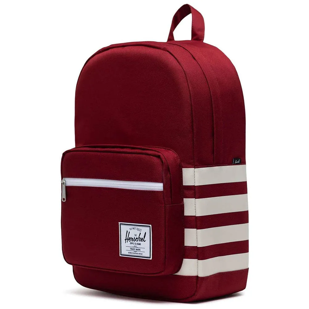 Herschel Unisex Rhubarb/Birch Stripe Pop Quiz One Size Backpack - 10076-04914-OS