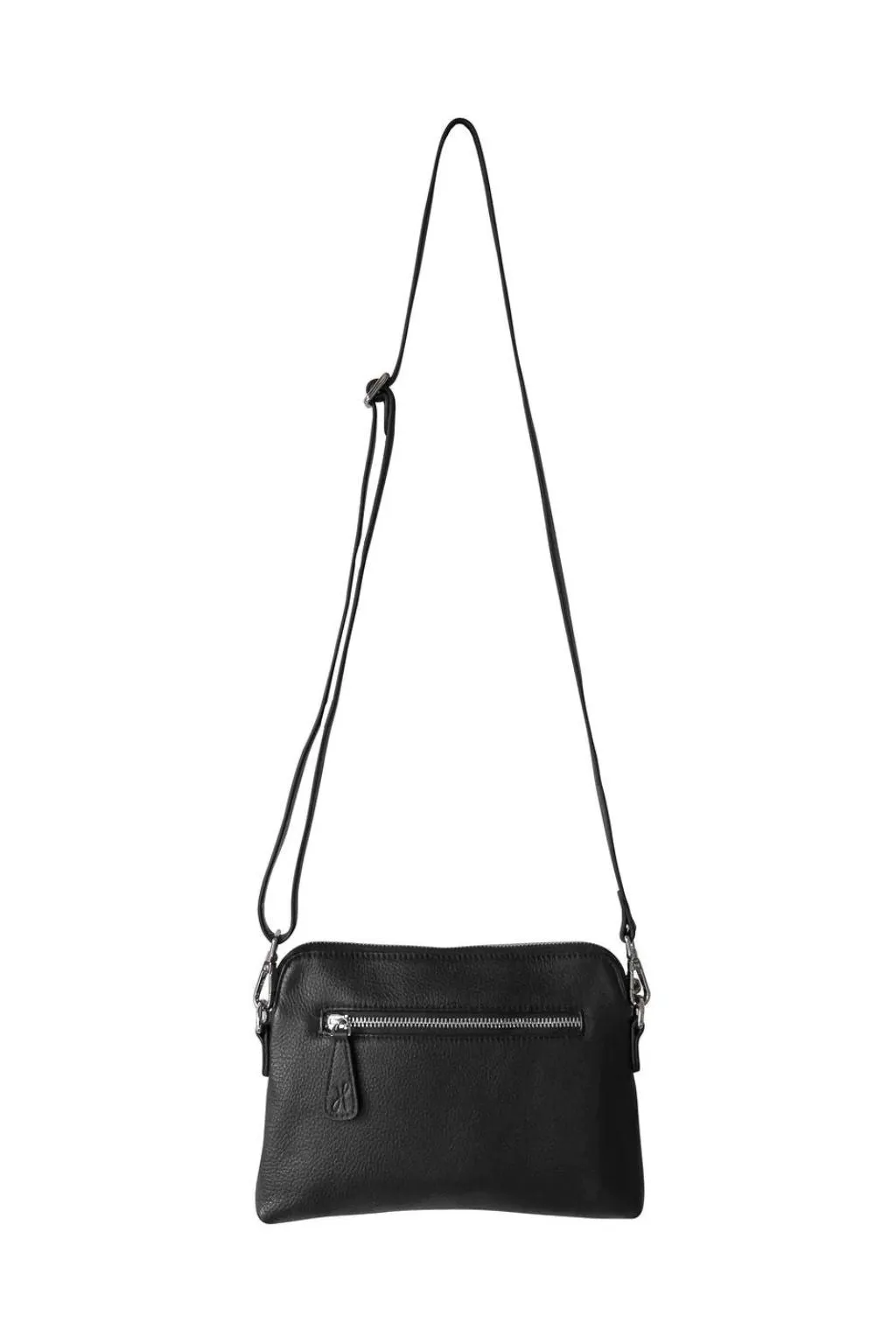 Hoopla Mini Cross Body Slouch Bag - Black