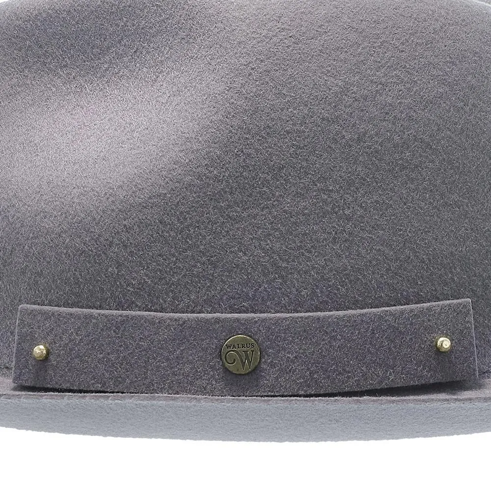 Journey - Walrus Hats Navy Wool Felt Fedora Crushable Hat - H7009