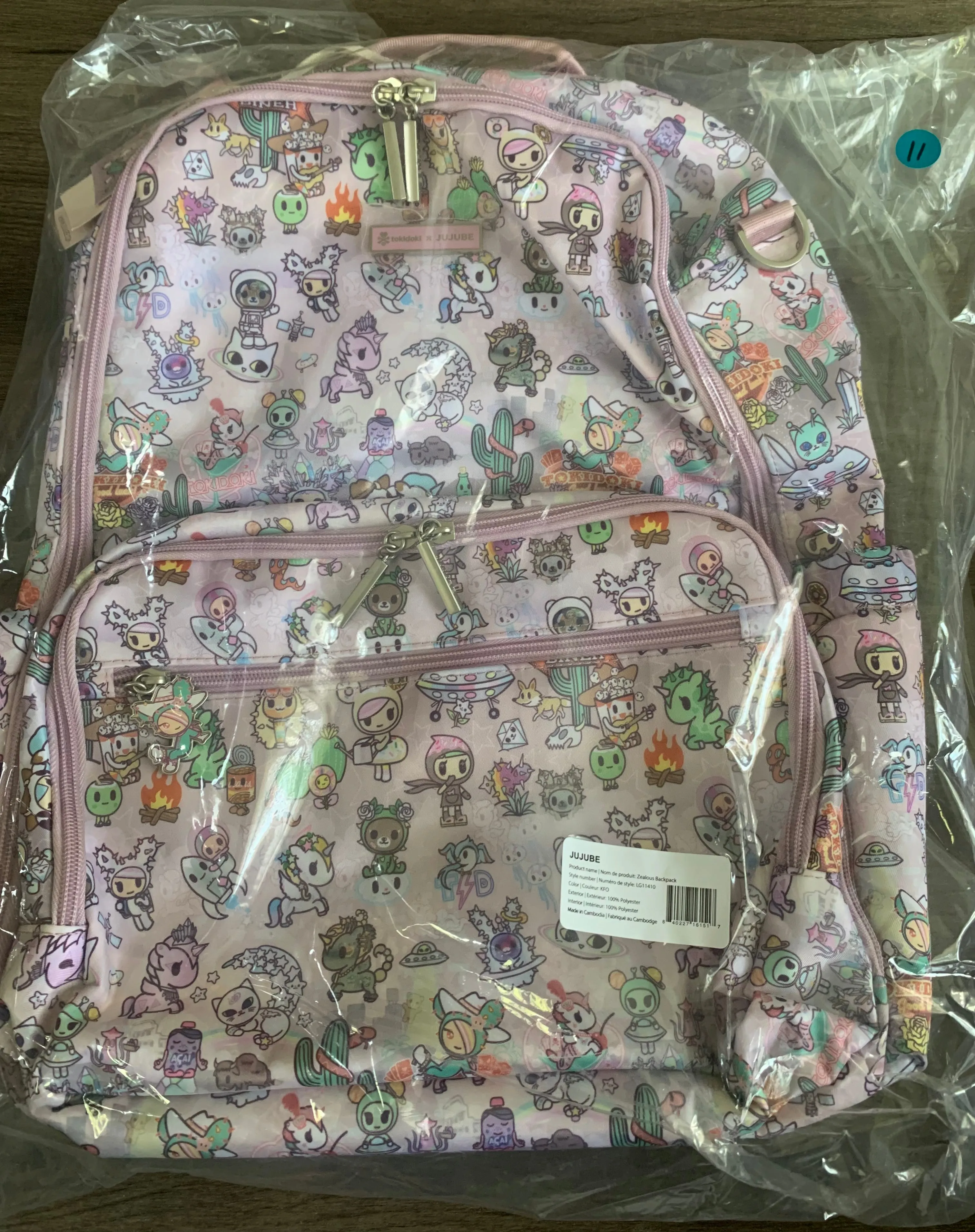 Jujube x Toki Doki Zealous Backpack in Cosmic Desert