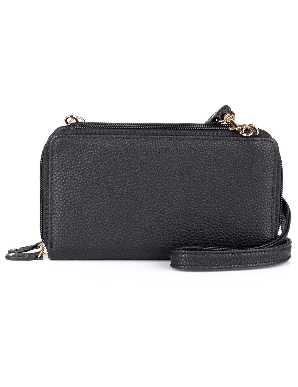 Julia Buxton Textured RFID Ultimate Double Zip Organizer Wallet Bag- $24.50