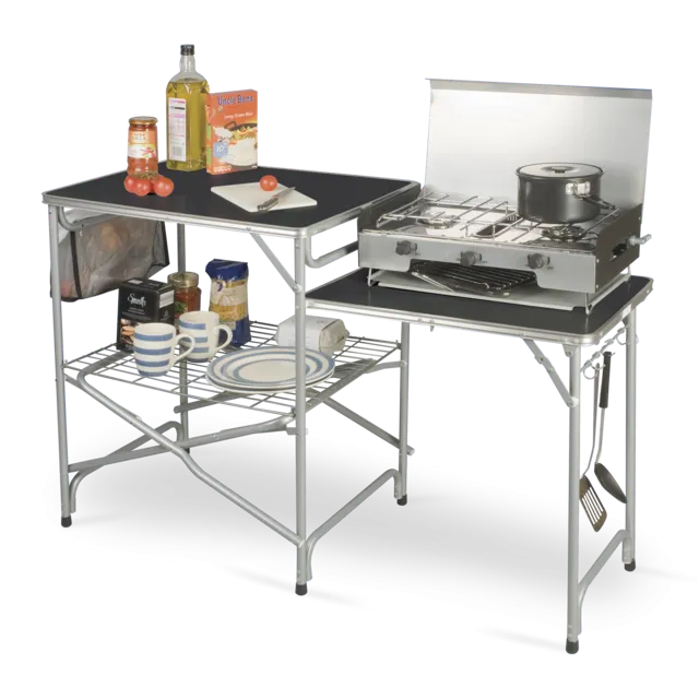 Kampa Colonel Camping Field Kitchen / Kitchen Stand