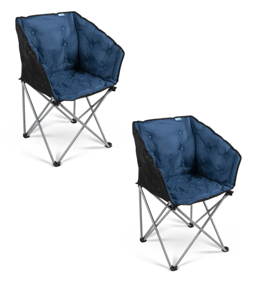 Kampa Tub Folding Camping Chair - Midnight Blue