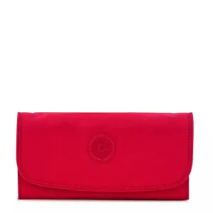 Kipling Money Land Snap Wallet - Red Rouge