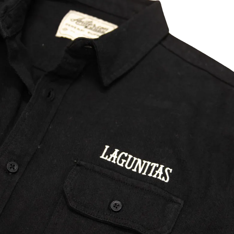 Lagunitas Solid Black Flannel