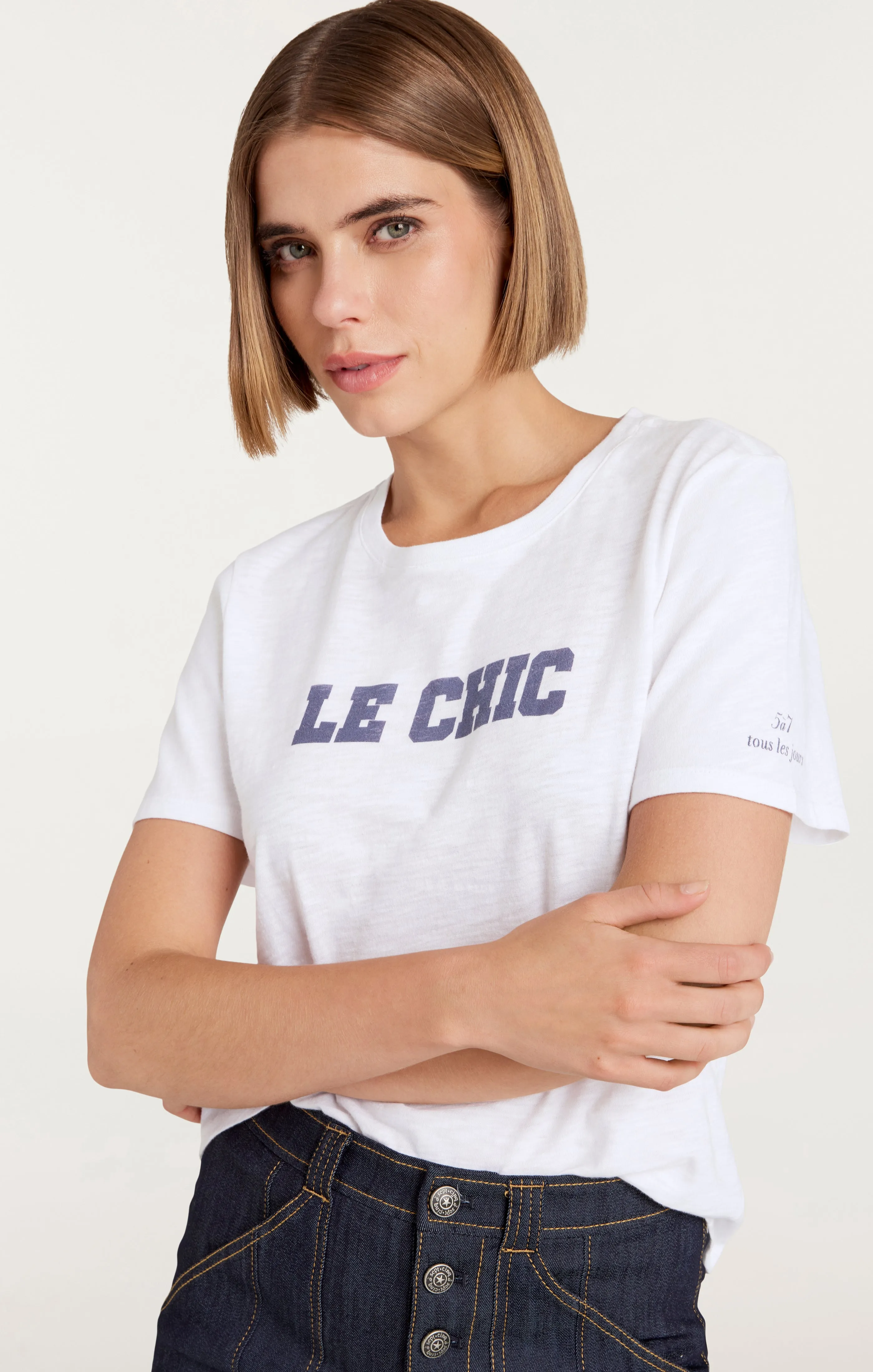 Le Chic Shrunken Tee