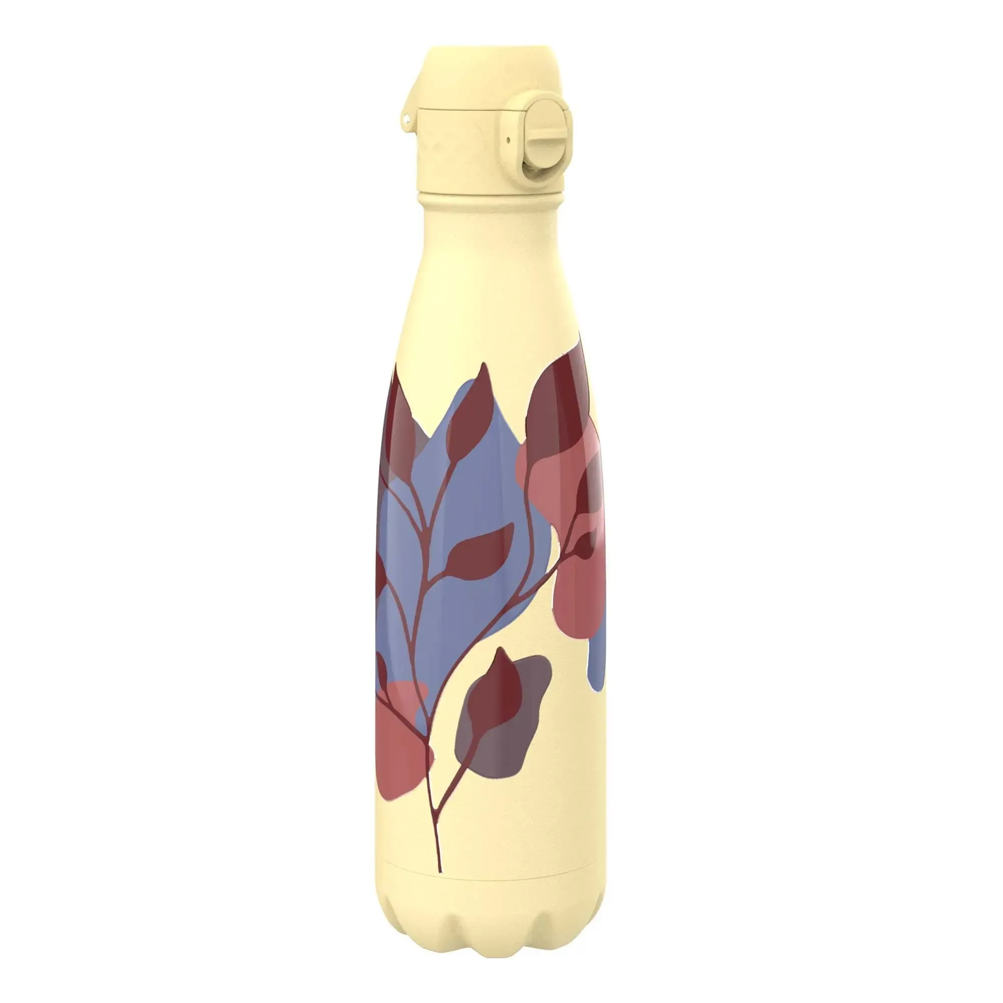 Leak Proof Thermal Steel Water Bottle, Insulated, Cornhusk Botanical, 500ml (17oz)