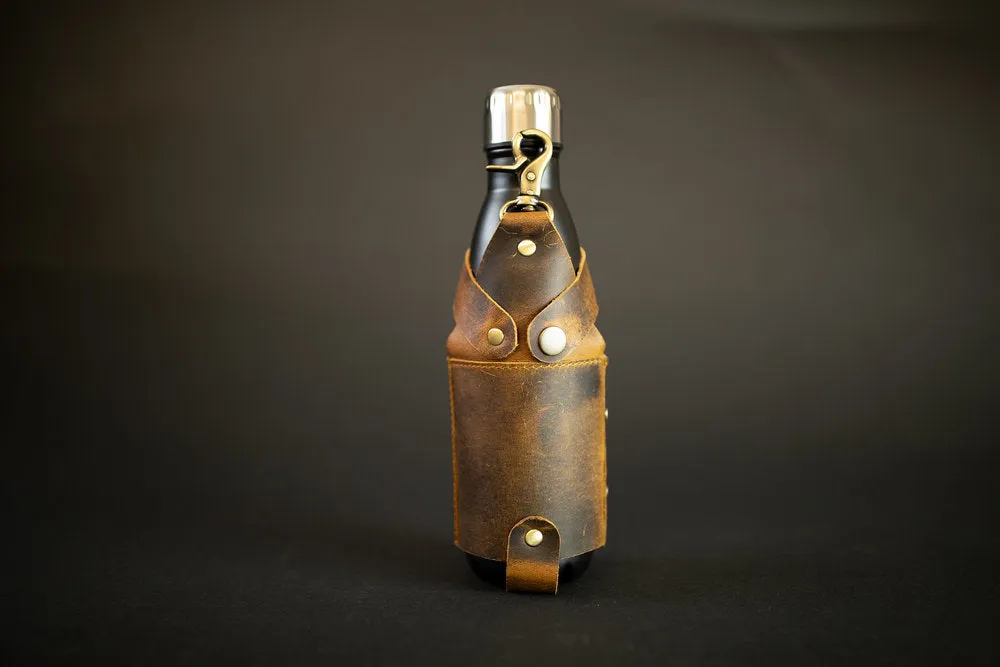 Leather Water Bottle Holder