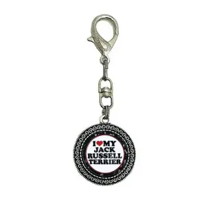 LOVE MY JACK RUSSELL TERRIER BAG TAG