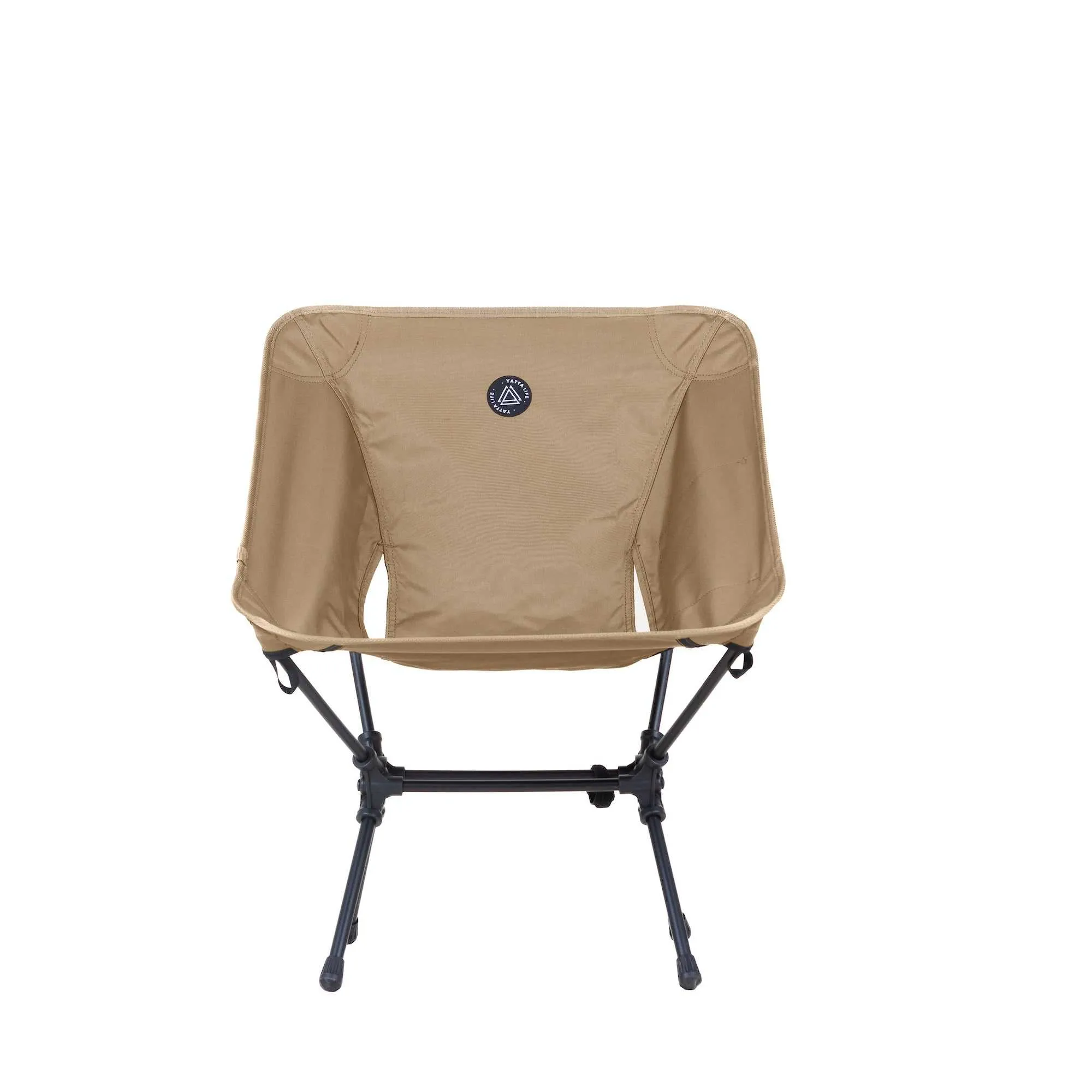 Low Back Ultralight Folding Camping Chairs With Storage Pouch - Army Green