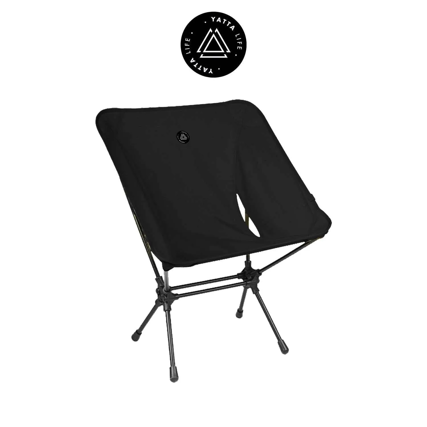 Low Back Ultralight Folding Camping Chairs With Storage Pouch - Army Green