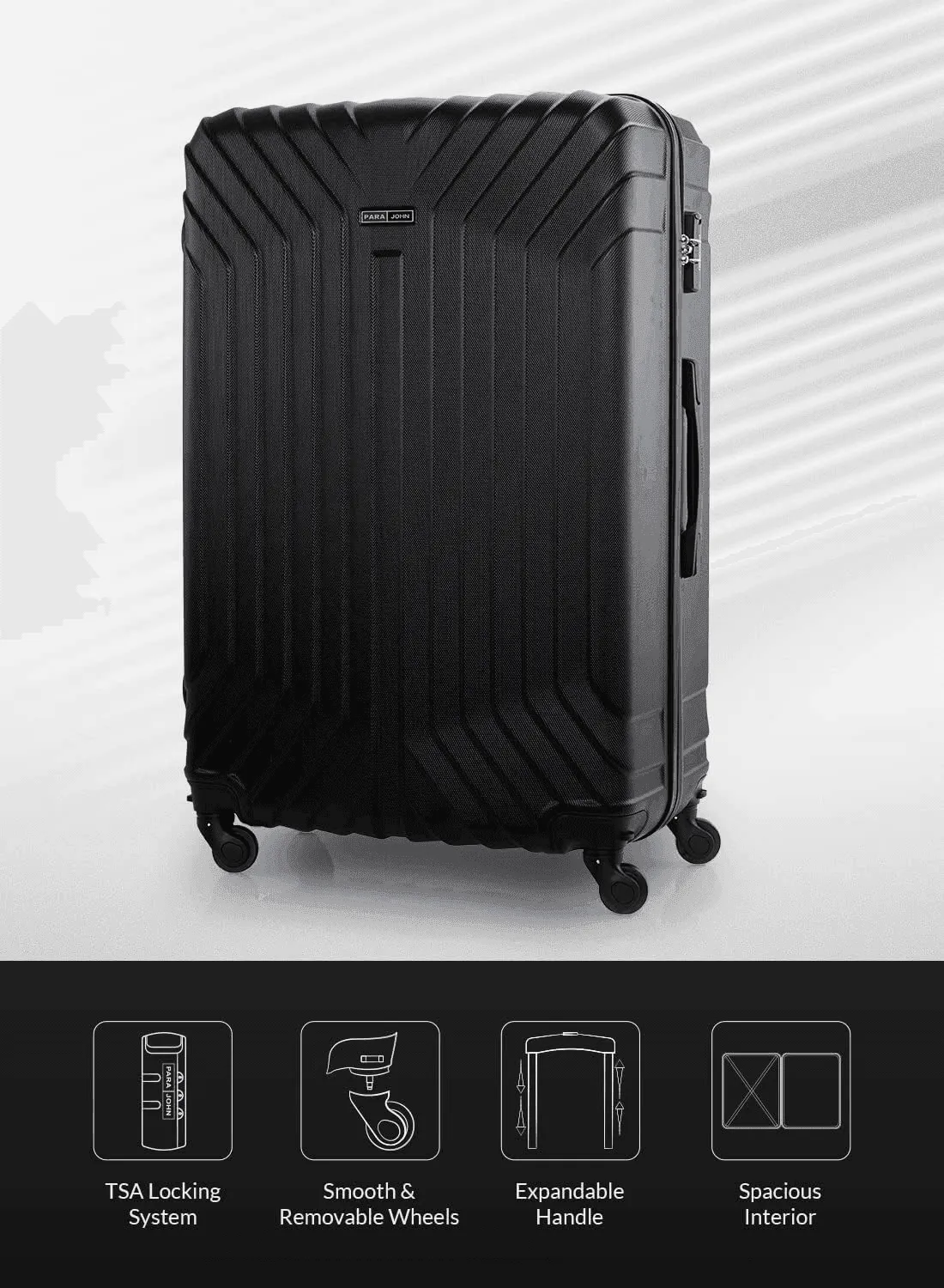 Luggage Bag 28 Inch Check-in Luggage Trolly - Silver