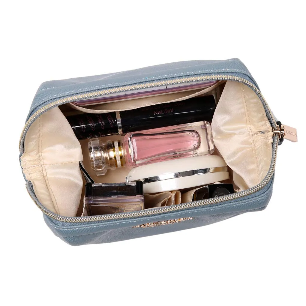 Makeup Bag Pearl Blue