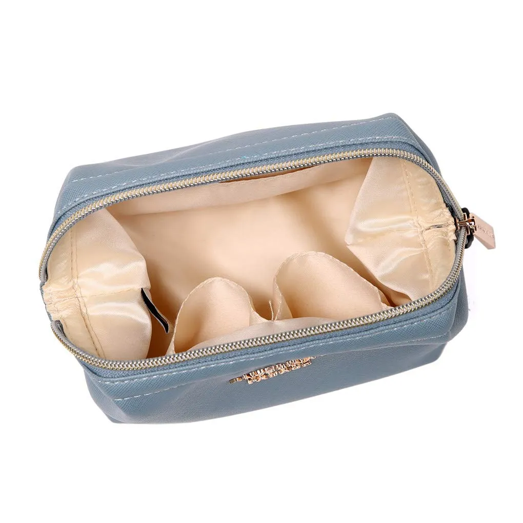 Makeup Bag Pearl Blue