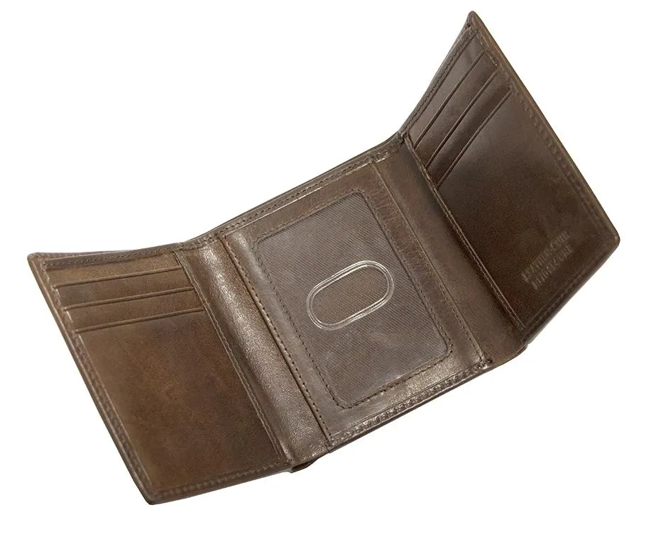 Mancini BOULDER Men's RFID Secure Trifold Wallet