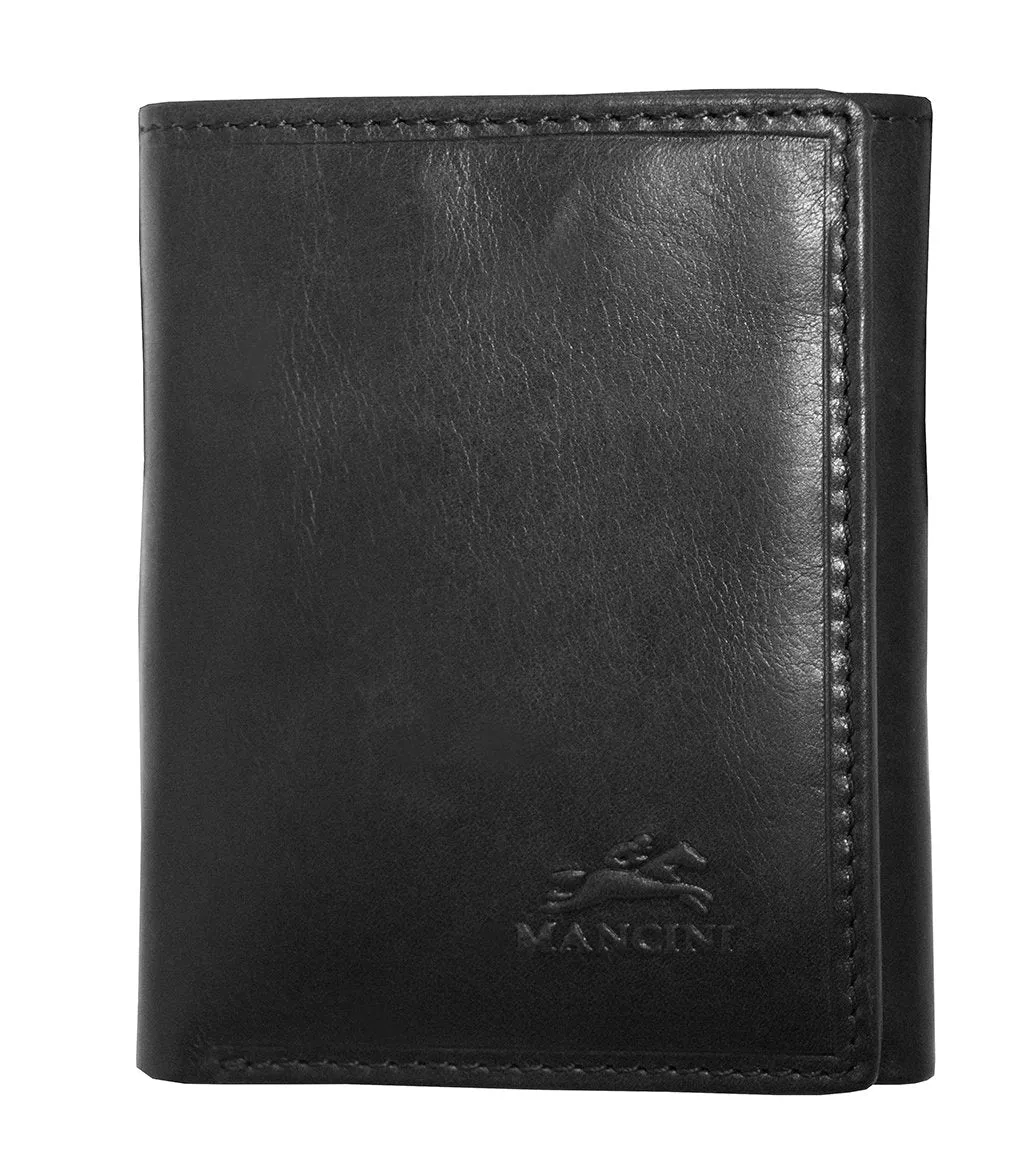 Mancini BOULDER Men's RFID Secure Trifold Wallet