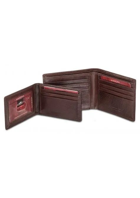 Mancini EQUESTRIAN-2 Men`s RFID Secure Billfold with Removable Passcase