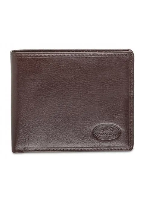 Mancini EQUESTRIAN-2 Men’s RFID Secure Center Wing Wallet with Coin Pocket