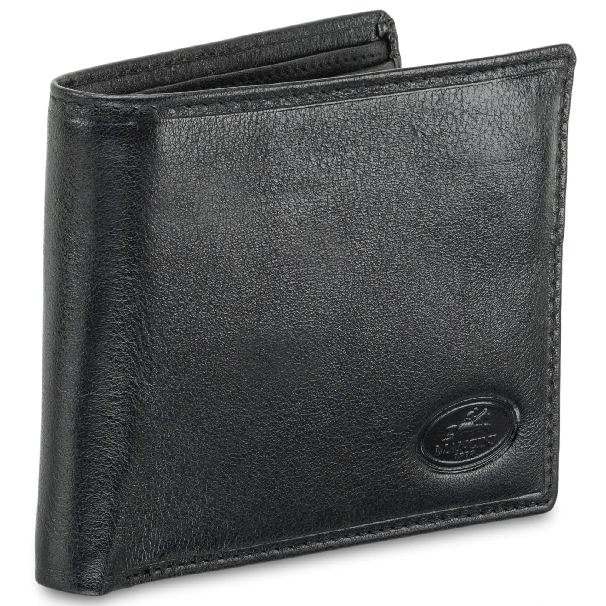 Mancini EQUESTRIAN-2 Men’s RFID Secure Center Wing Wallet with Coin Pocket