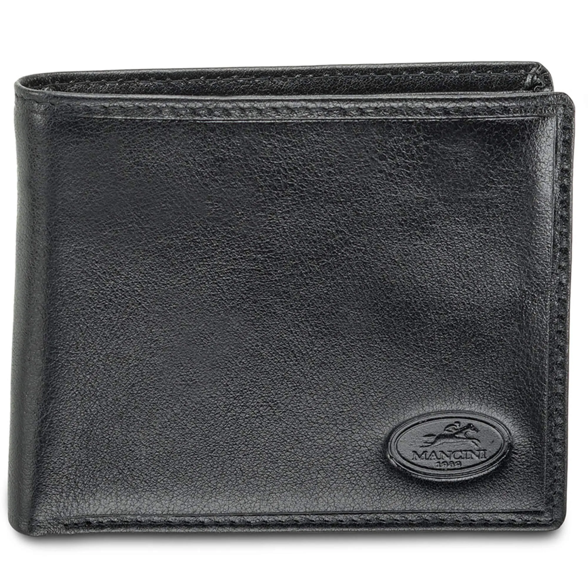 Mancini EQUESTRIAN-2 Men’s RFID Secure Center Wing Wallet with Coin Pocket