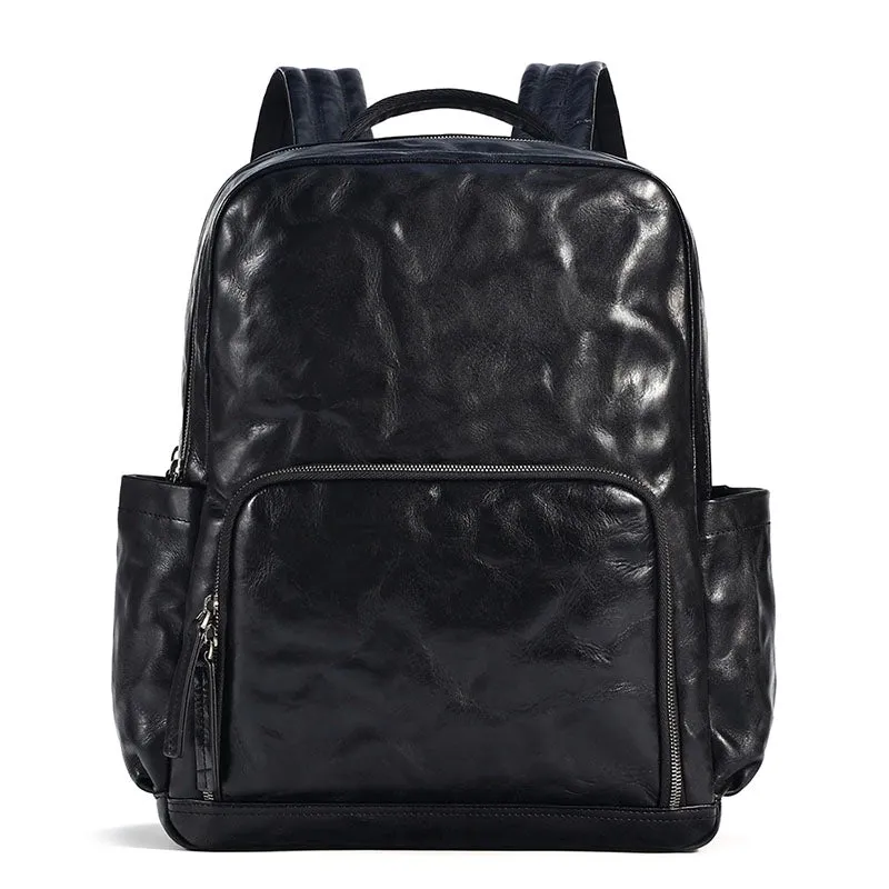 Men's Vegetable Leather Commuter Backpack