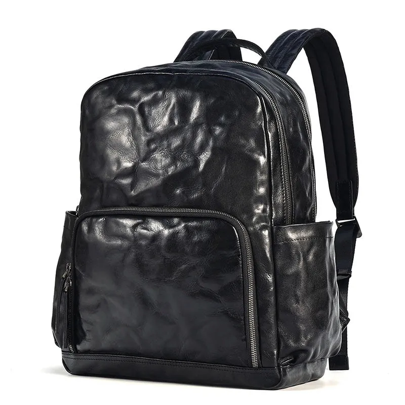 Men's Vegetable Leather Commuter Backpack