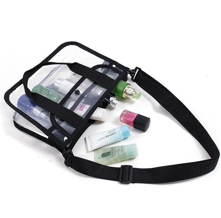 Men's Women's Cosmetic Bag Transparent Waterproof Large-Lipstick Toiletries Skin Care Products Organizer Makeup Bag