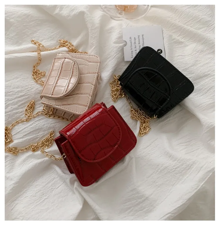 Mini square flap bag