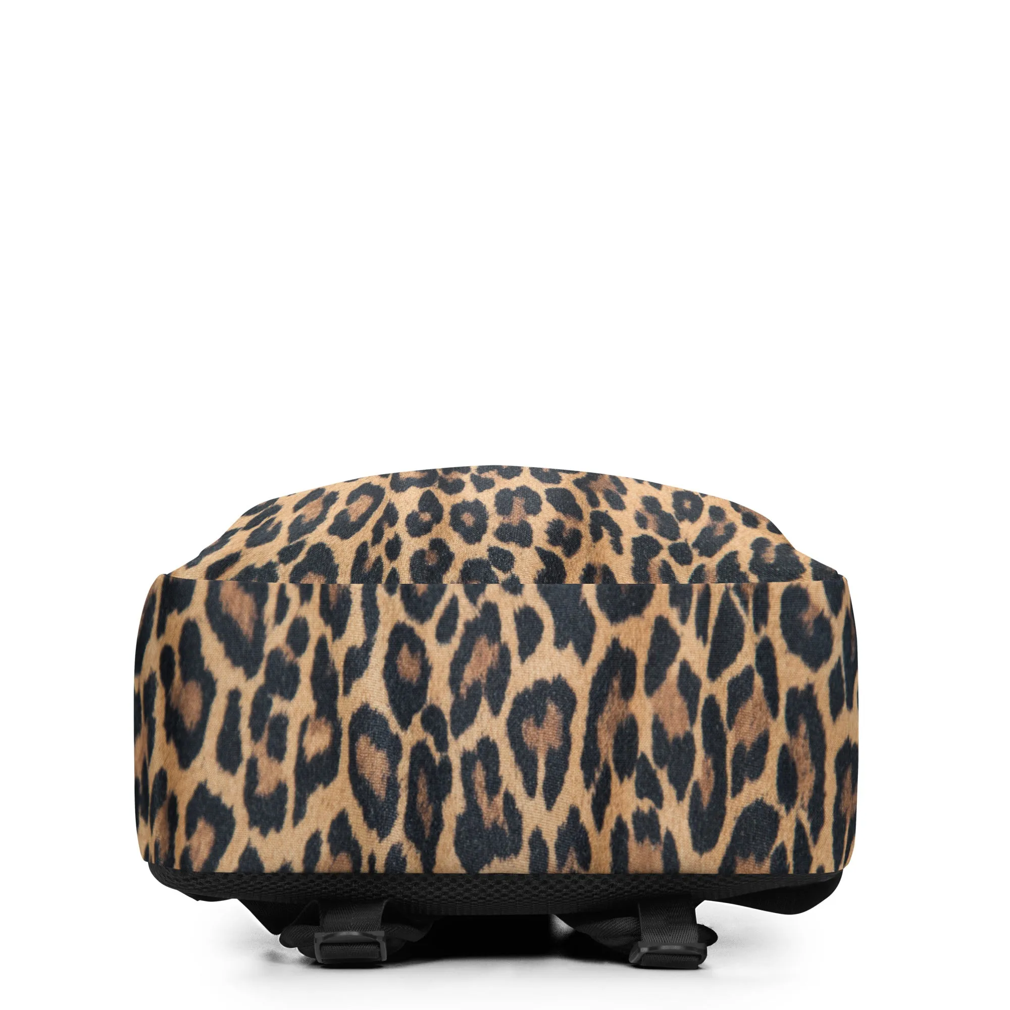 Minimalist Backpack Leopard Print