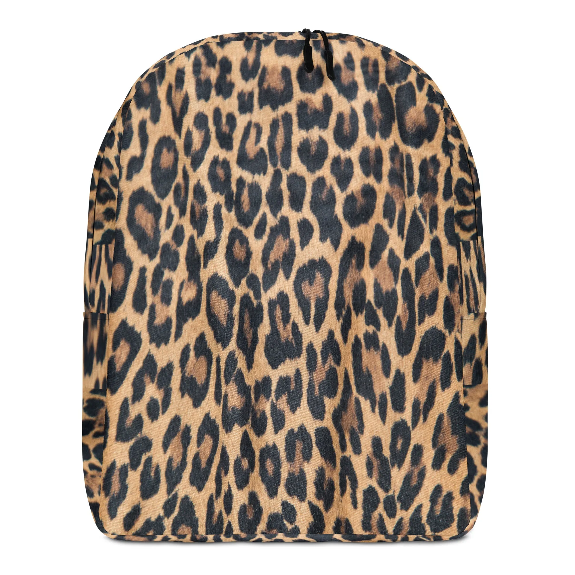 Minimalist Backpack Leopard Print