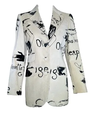 Moschino Cheap & Chic Olive Oyl Illustrated Jacket, New