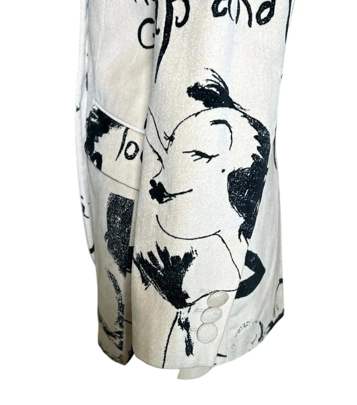 Moschino Cheap & Chic Olive Oyl Illustrated Jacket, New