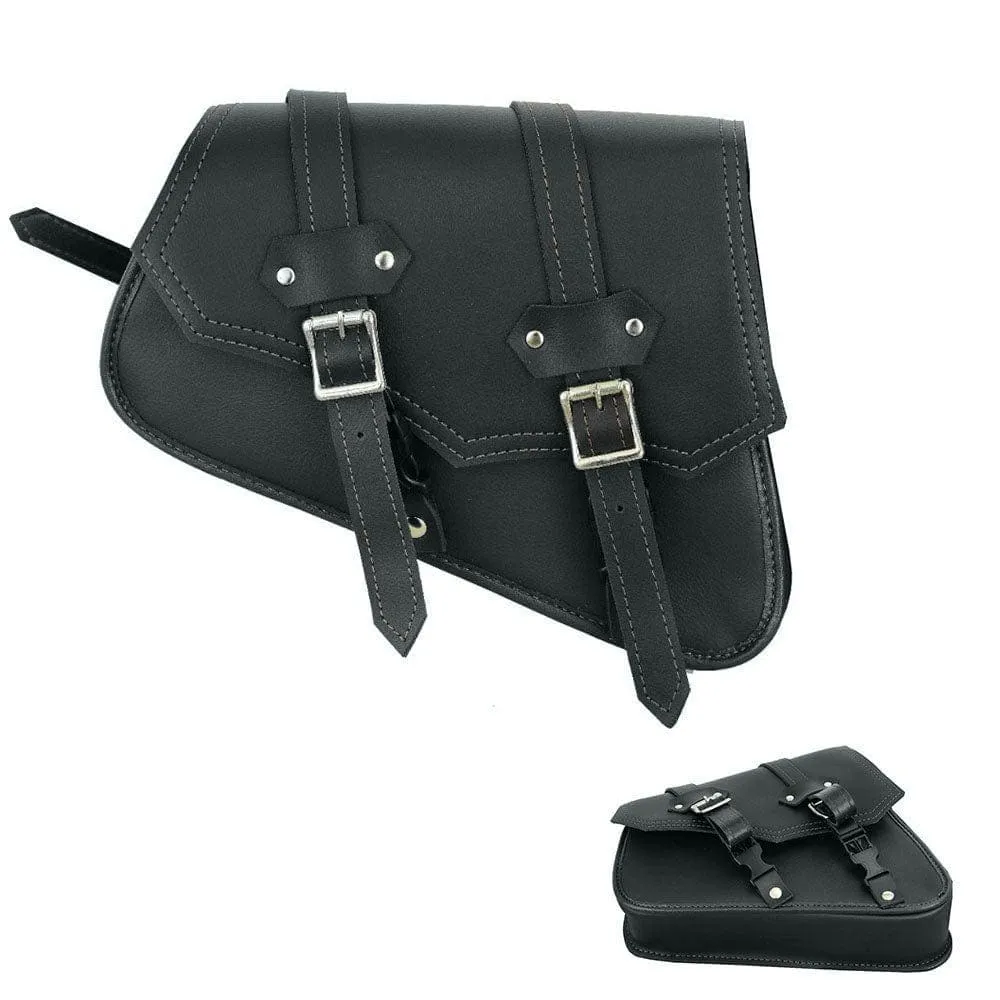 Motorbike Leather Saddle Tools Bag