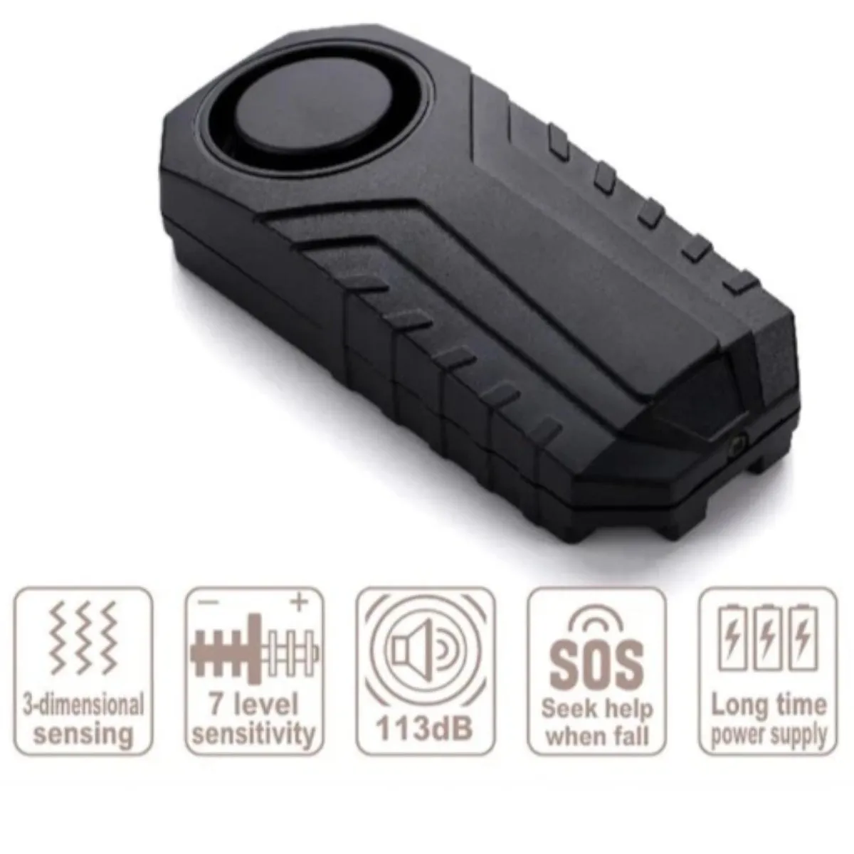 Motorcycle Waterproof 113dB Wireless Anti-Theft Remote Alarm