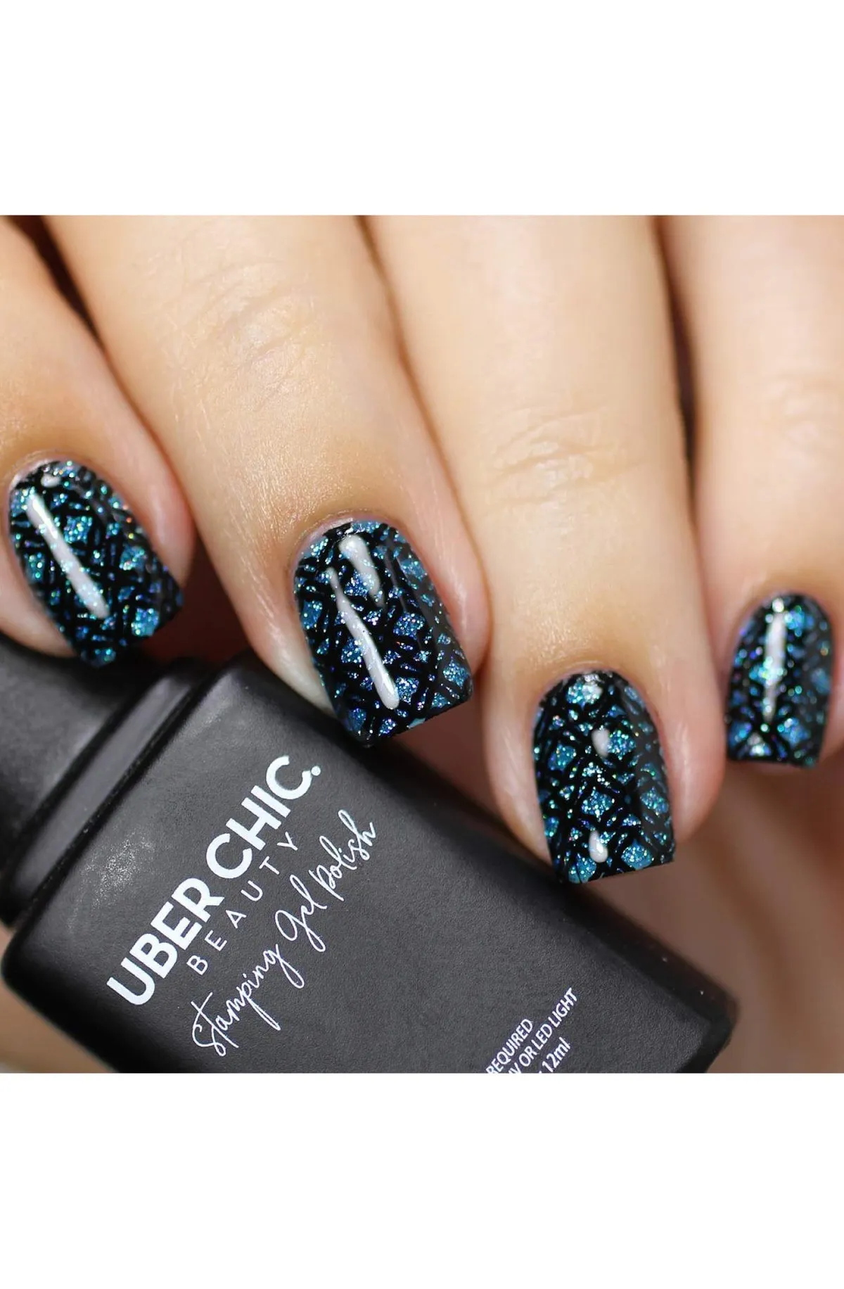 My Favorite Black - Stamping Gel Polish - Uber Chic 12ml