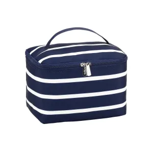 Navy Stripe Cosmetic bag