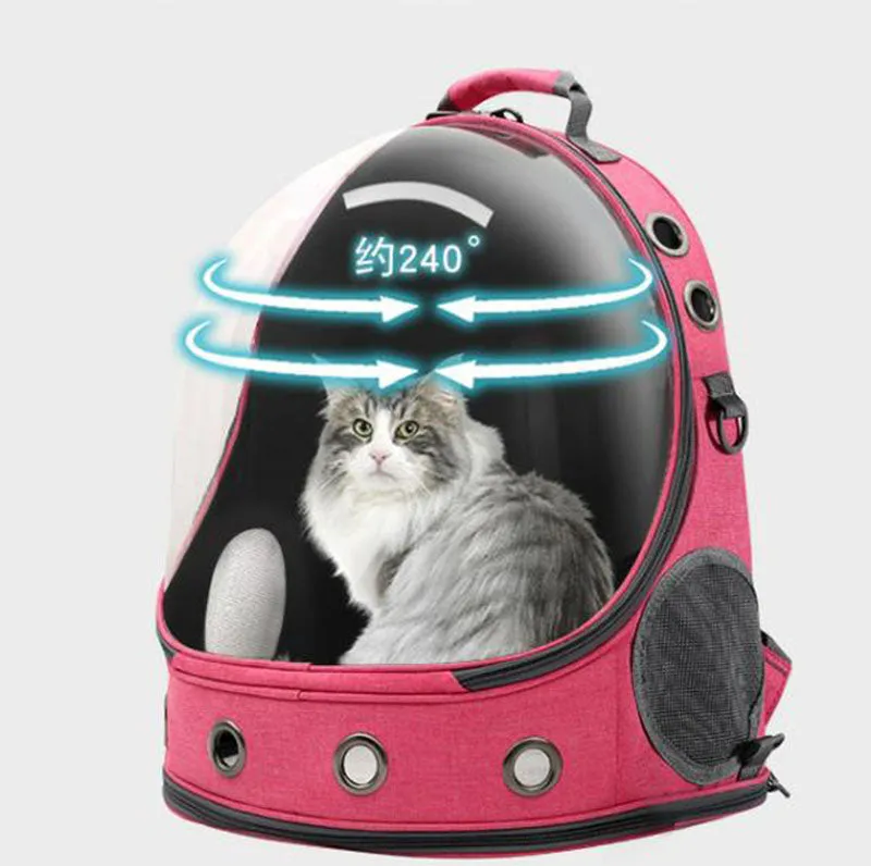 New transparent pet space backpack for cats and dogs