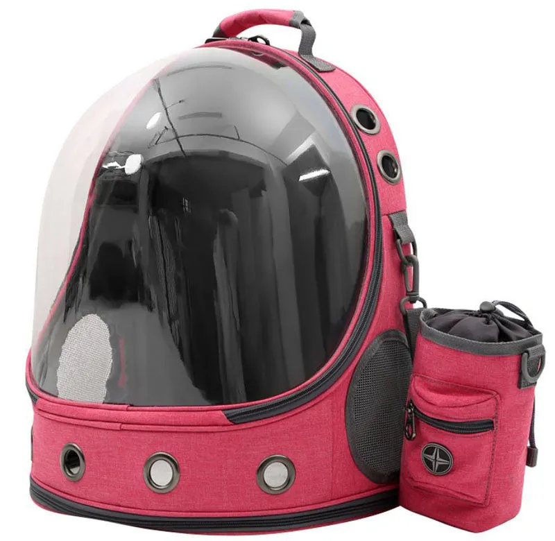 New transparent pet space backpack for cats and dogs