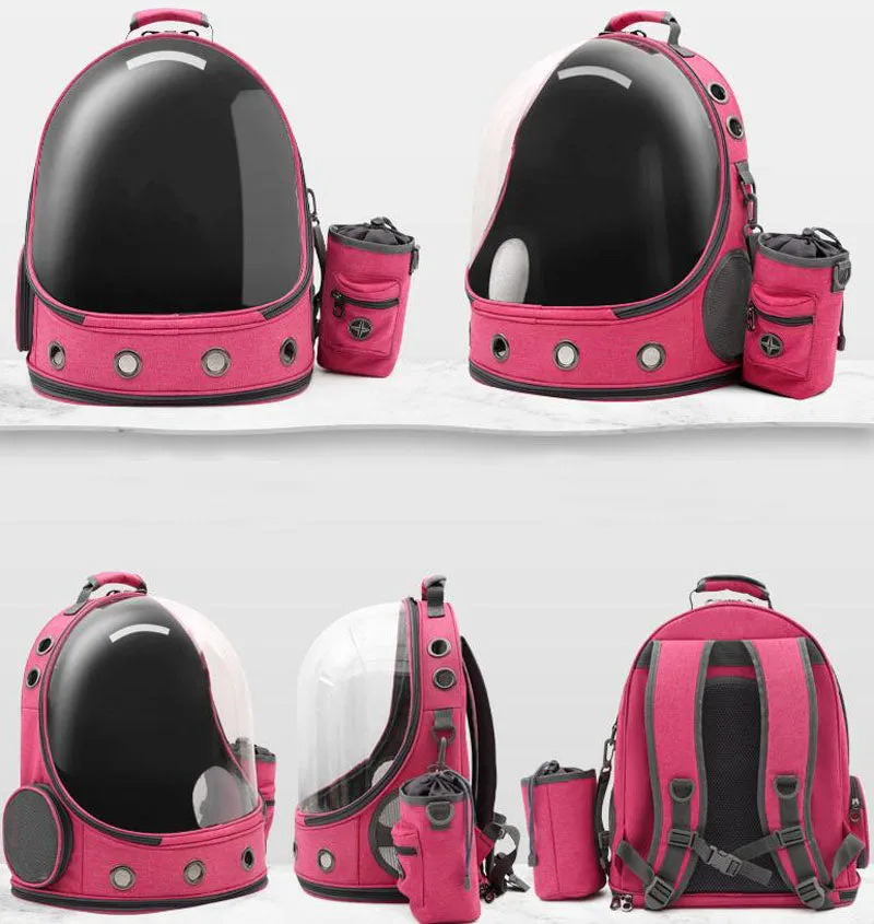 New transparent pet space backpack for cats and dogs