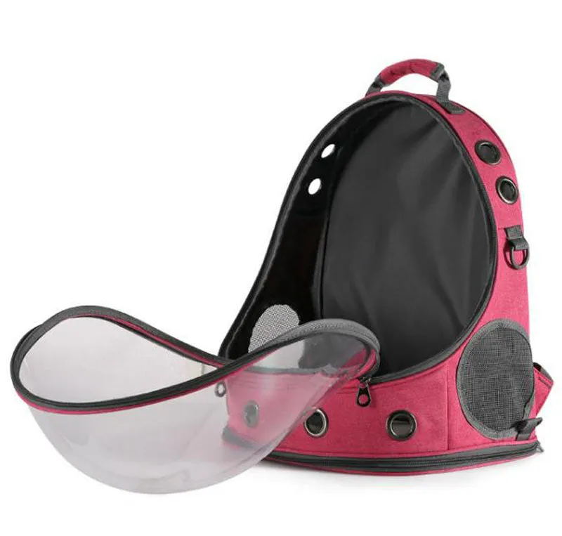 New transparent pet space backpack for cats and dogs