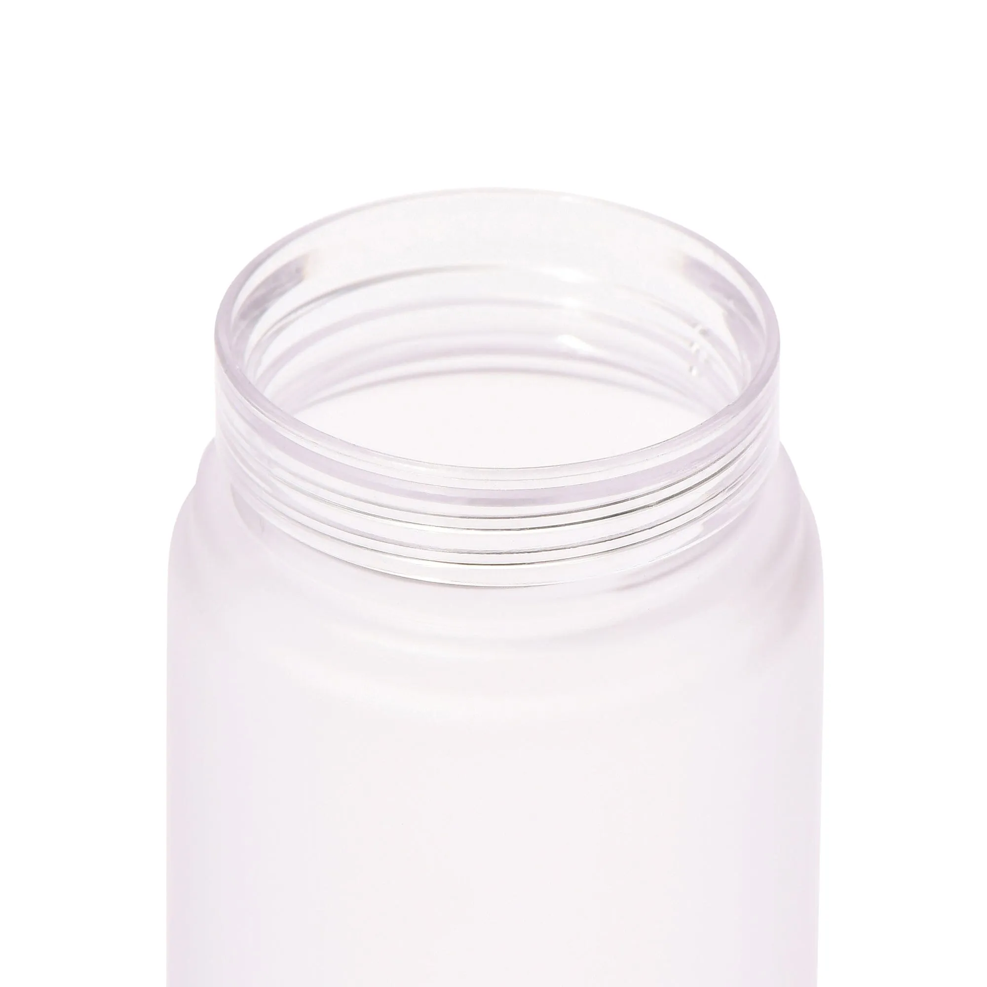 One-Touch Clear Bottle White