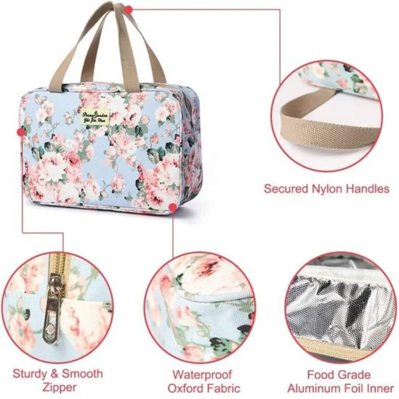 Oxford Rose Cosmetics Travel Bag