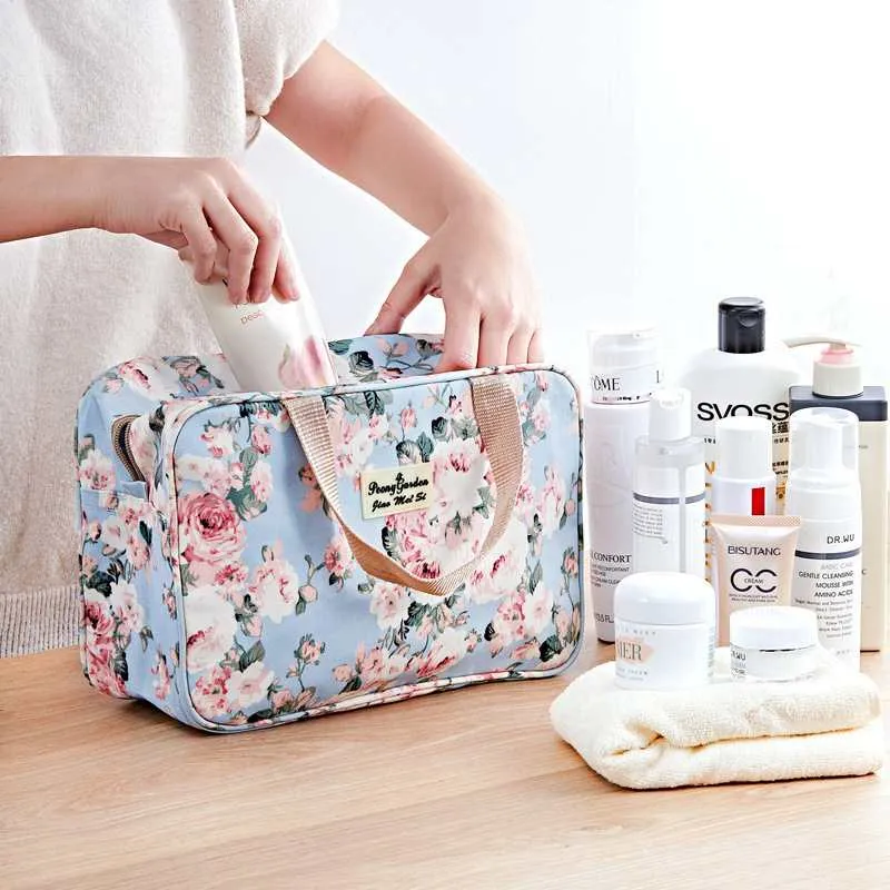 Oxford Rose Cosmetics Travel Bag