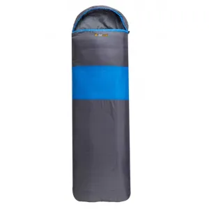 OZTRAIL Kennedy Hooded Sleeping Bag - Blue/Grey