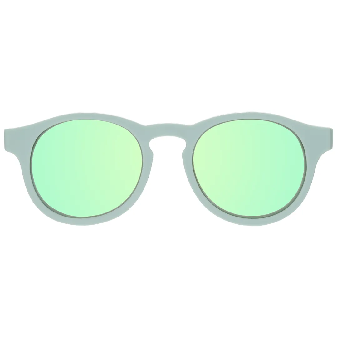 Polarised Keyholes - Seafoam Blue/Mirrored Lenses