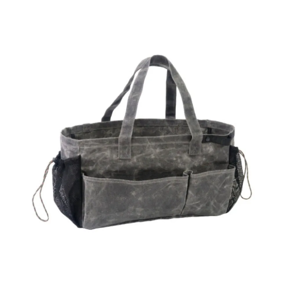 Post General Waxed Canvas Tool Bag Rectangle - Grey