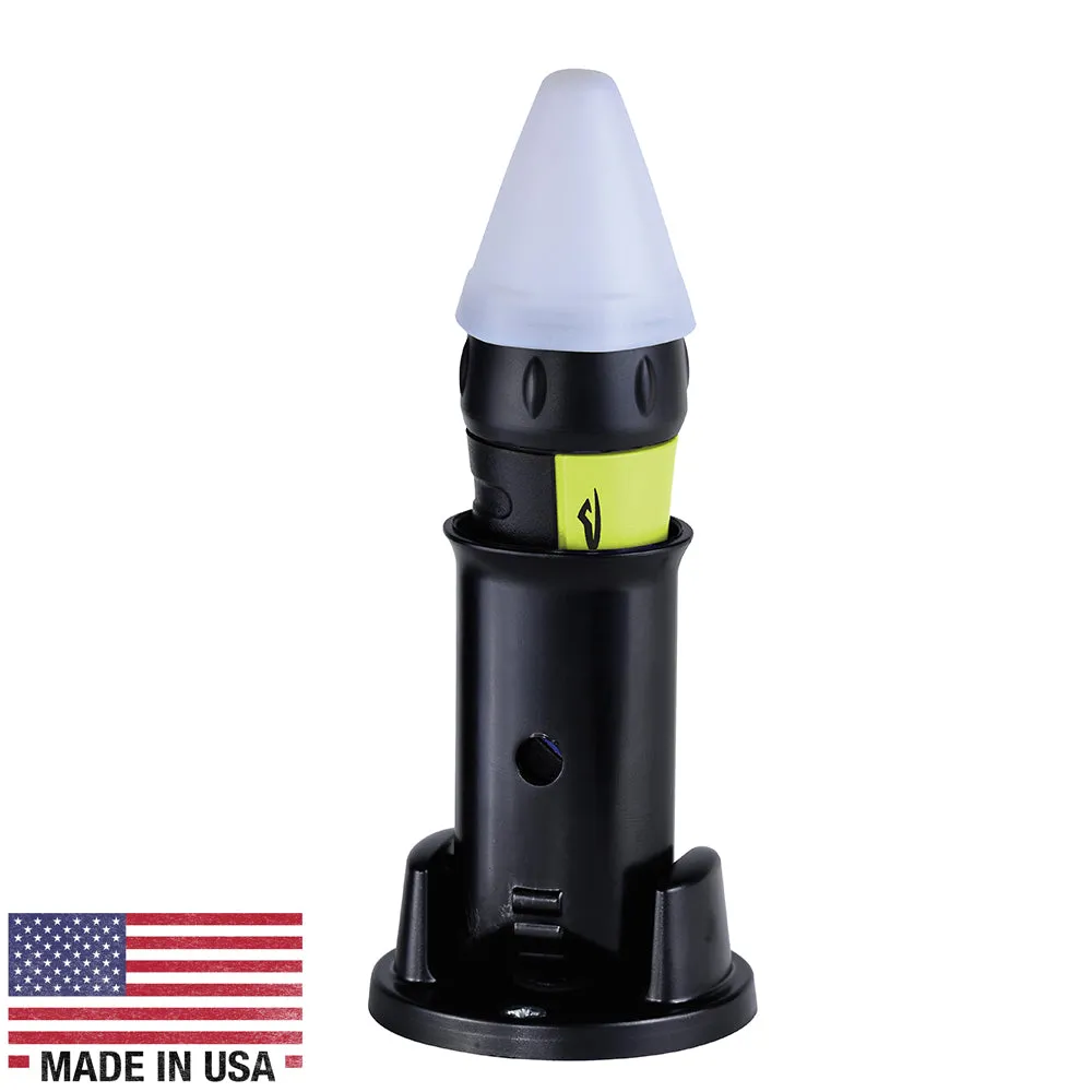 Princeton Tec AMP Kayak Mount w/ AMP 1L - Neon Yellow Light  Cone [AMPR-NY]