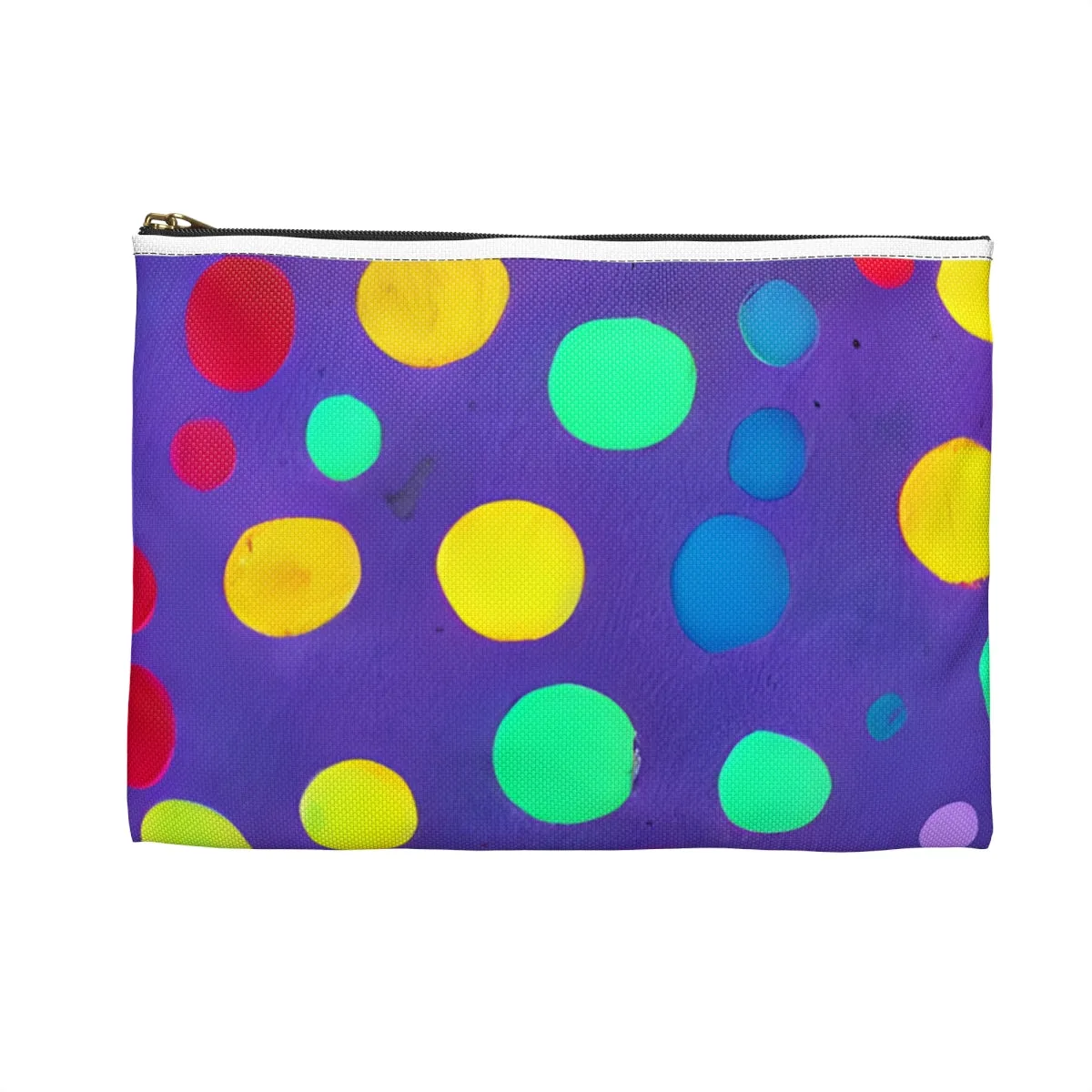 Purple Perfection: The Polka Dot Cosmetic Bag for Your Beauty Essentials